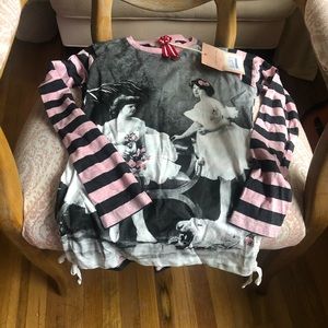 Paper Wings Tee Vintage Ballerina 12 yrs